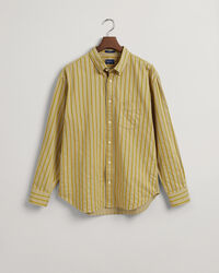 Camisa às riscas Dobby relaxed fit
