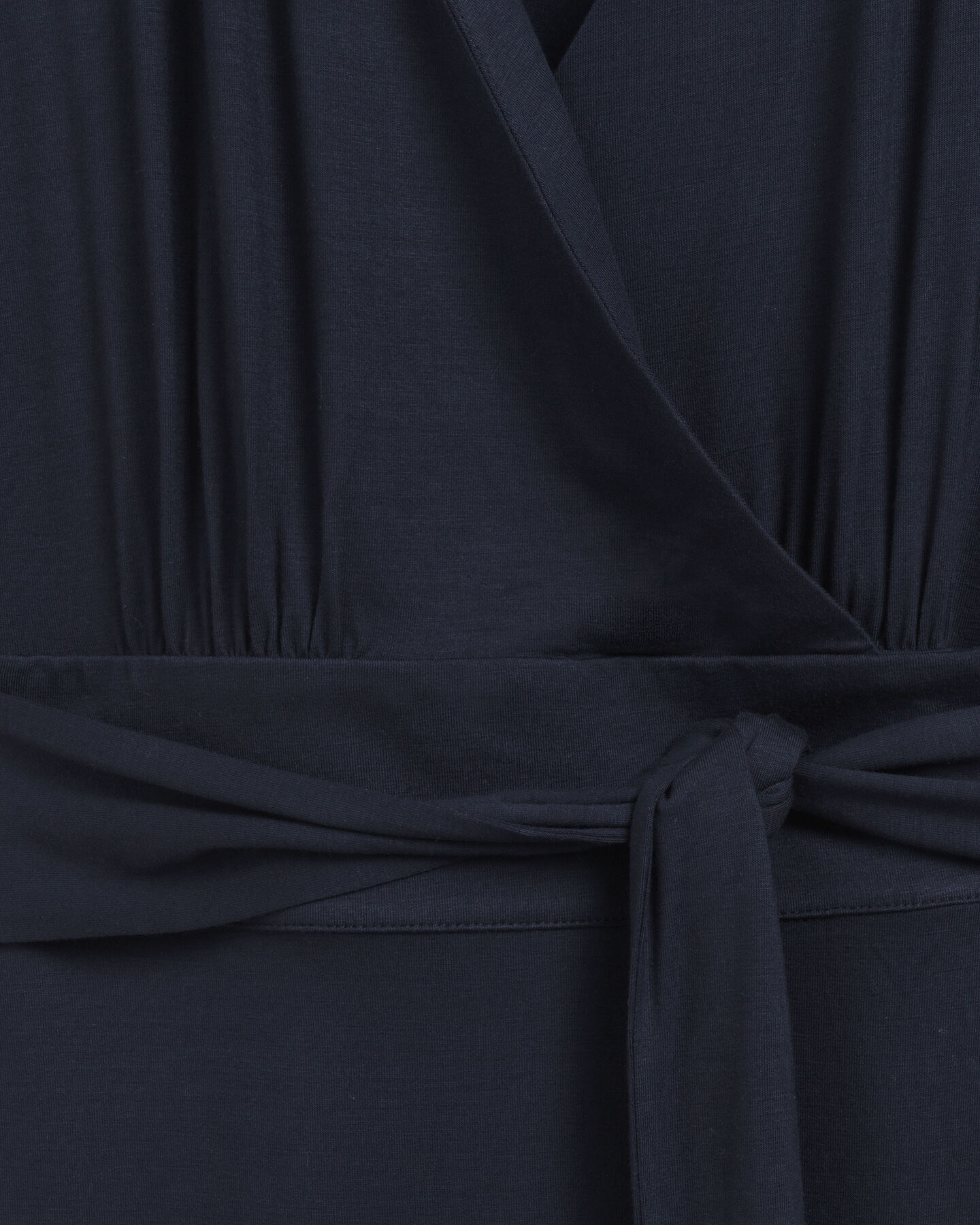 Vestido de trespasse em jersey