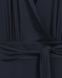 Vestido de trespasse em jersey