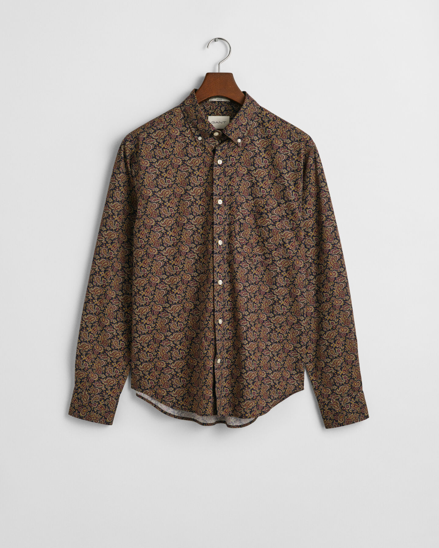 Camisa estampada com padrão Paisley regular fit