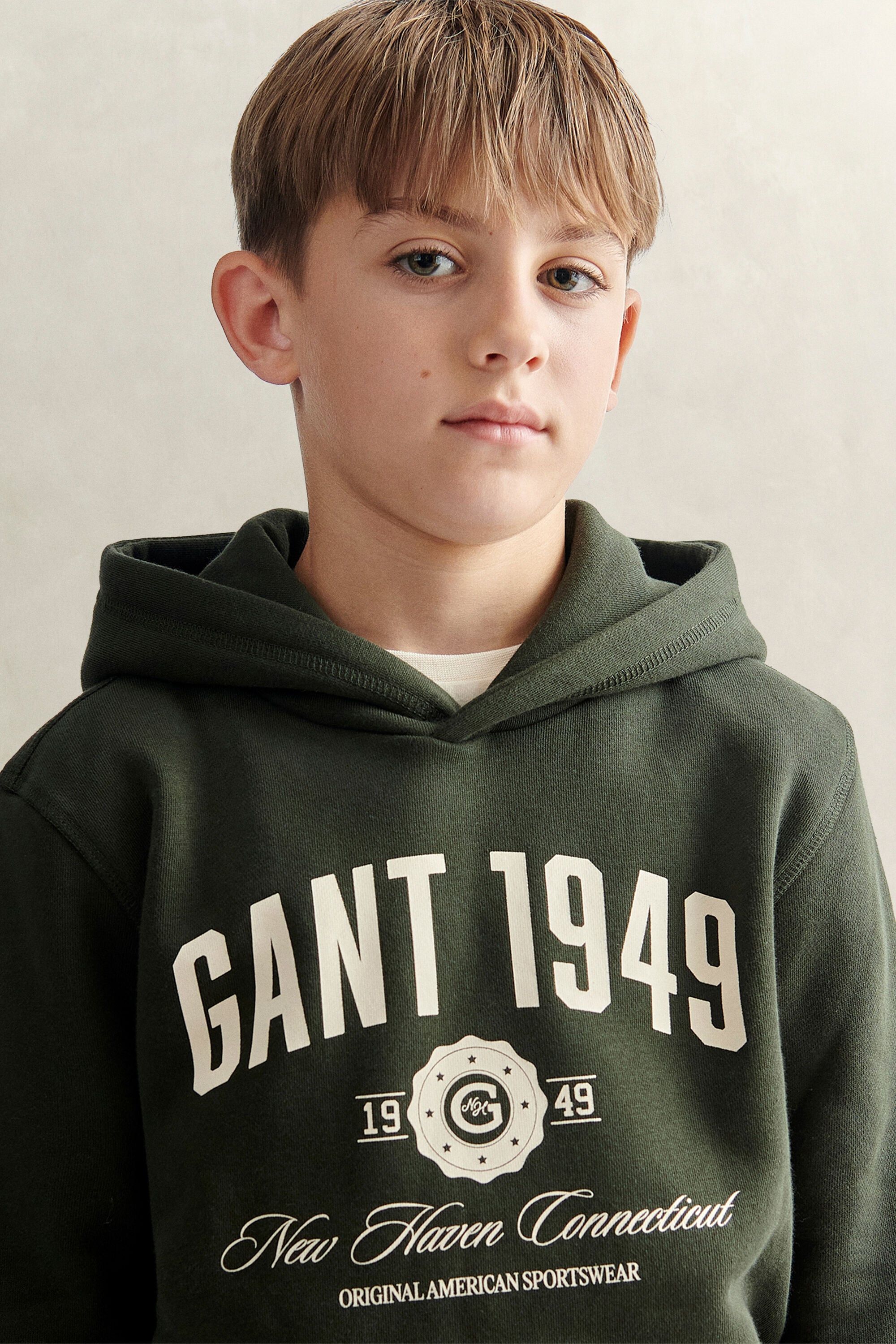 Sweatshirt com capuz Collegiate Teen Boys