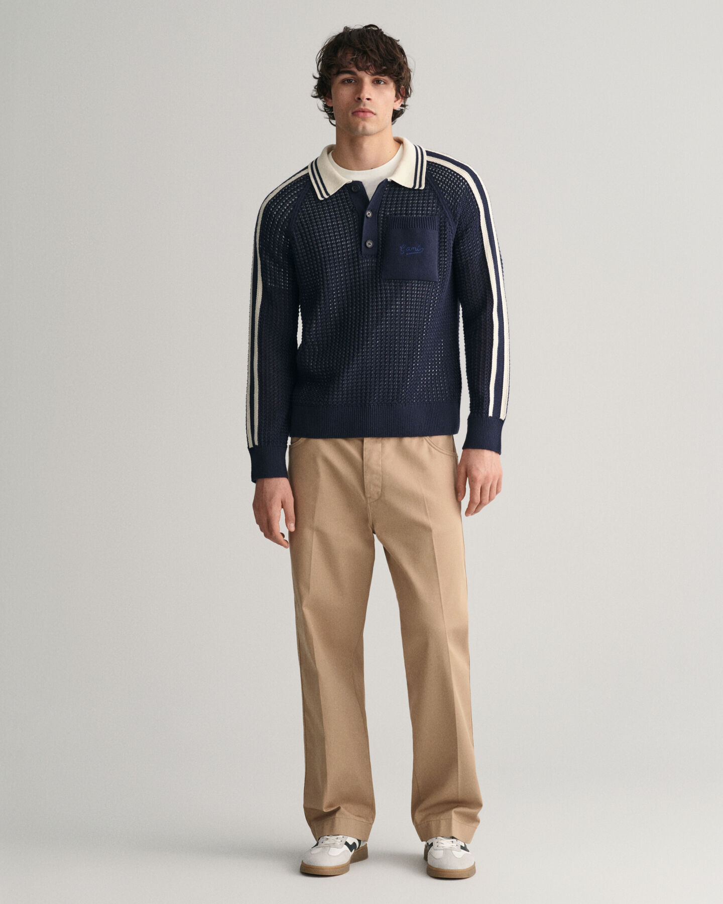 Calças com vincos STA e 5 bolsos