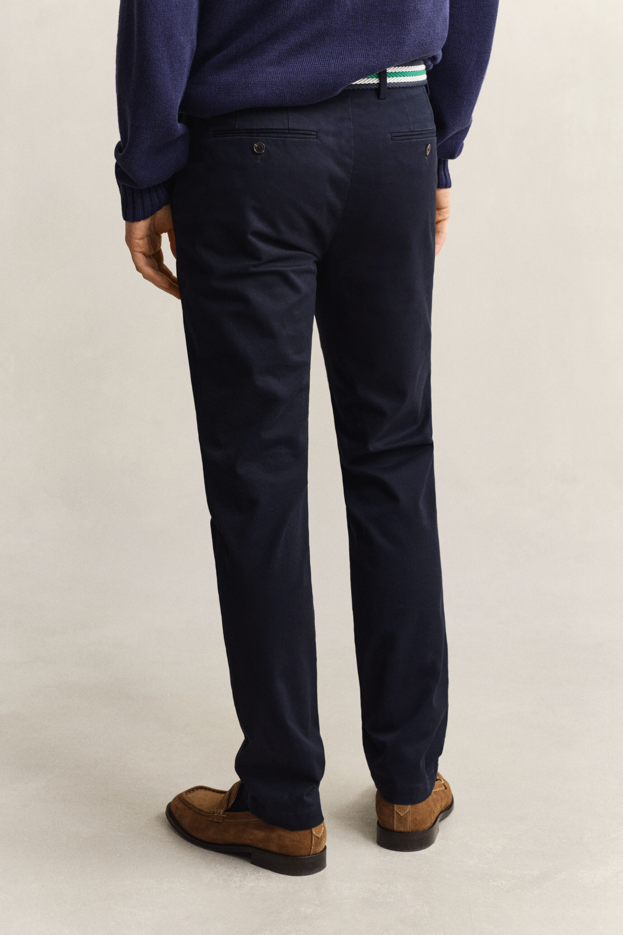 Calças chino elegantes slim fit