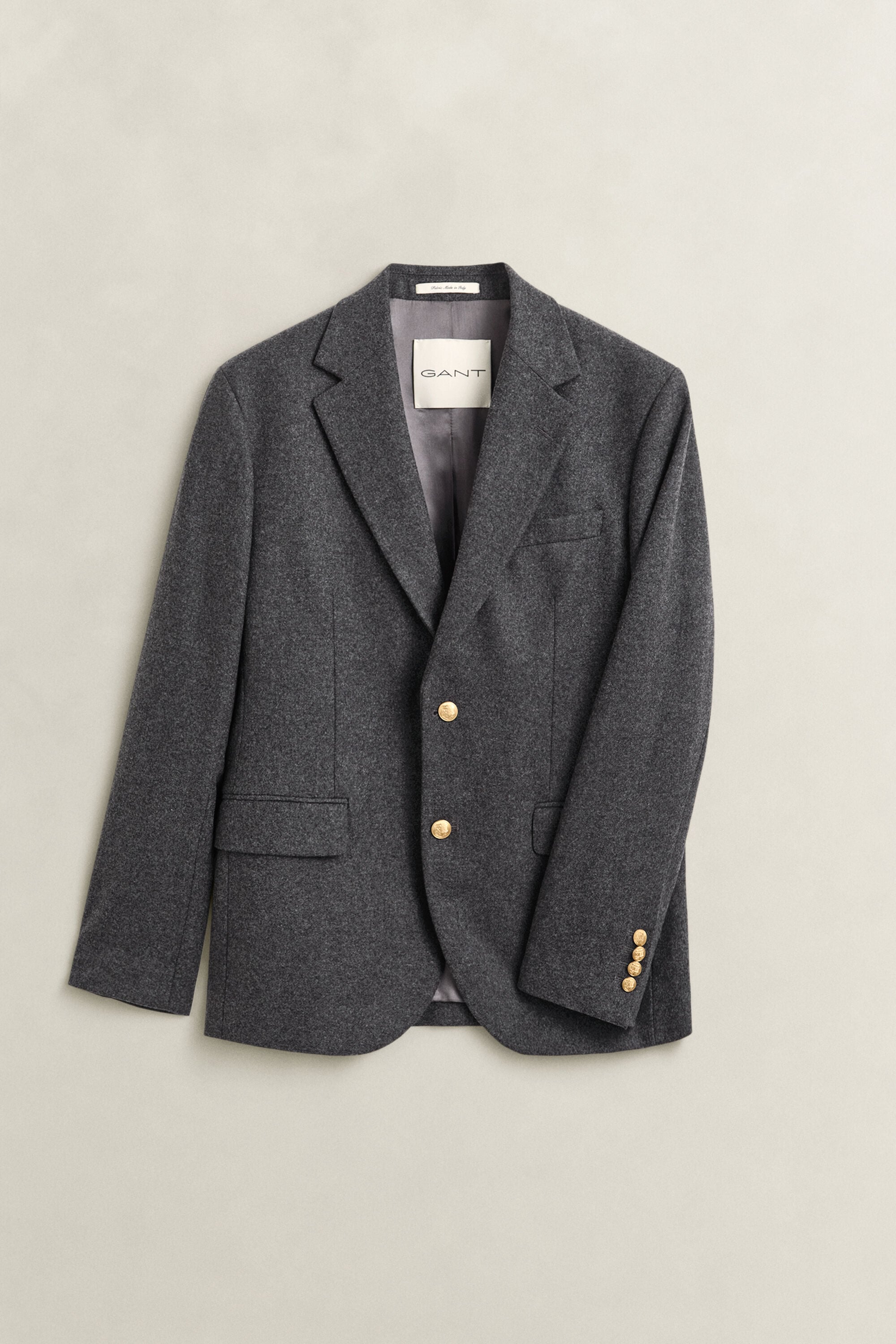 Blazer Club em lã e flanela Classic