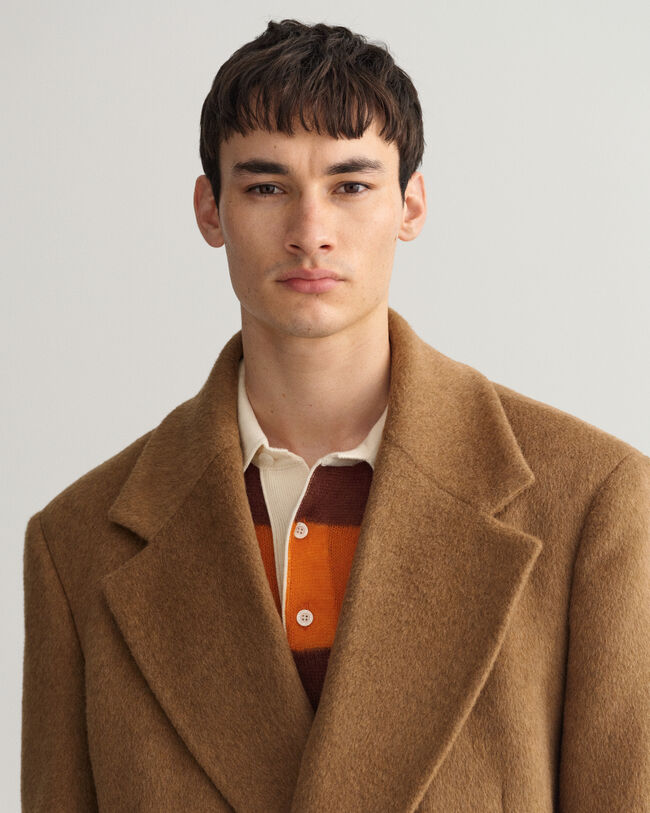 Sobretudo em lã oversized