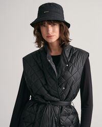 Colete acolchoado comprido