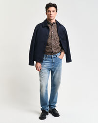 Camisa estampada com padrão Paisley regular fit