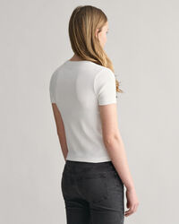 T-shirt canelada Shield Teen Girls