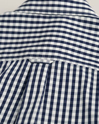 Camisa em popelina gingham regular fit