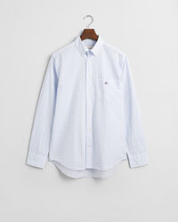 Camisa em popelina gingham Classic regular fit