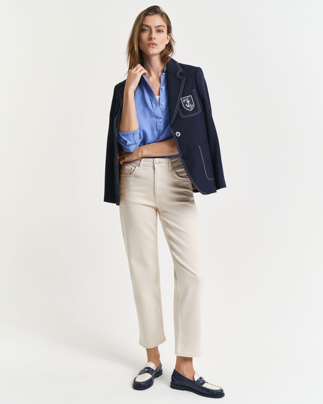 Camisa de linho regular fit