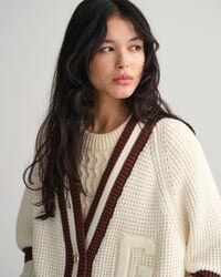 Casaco de malha GANT Varsity oversized