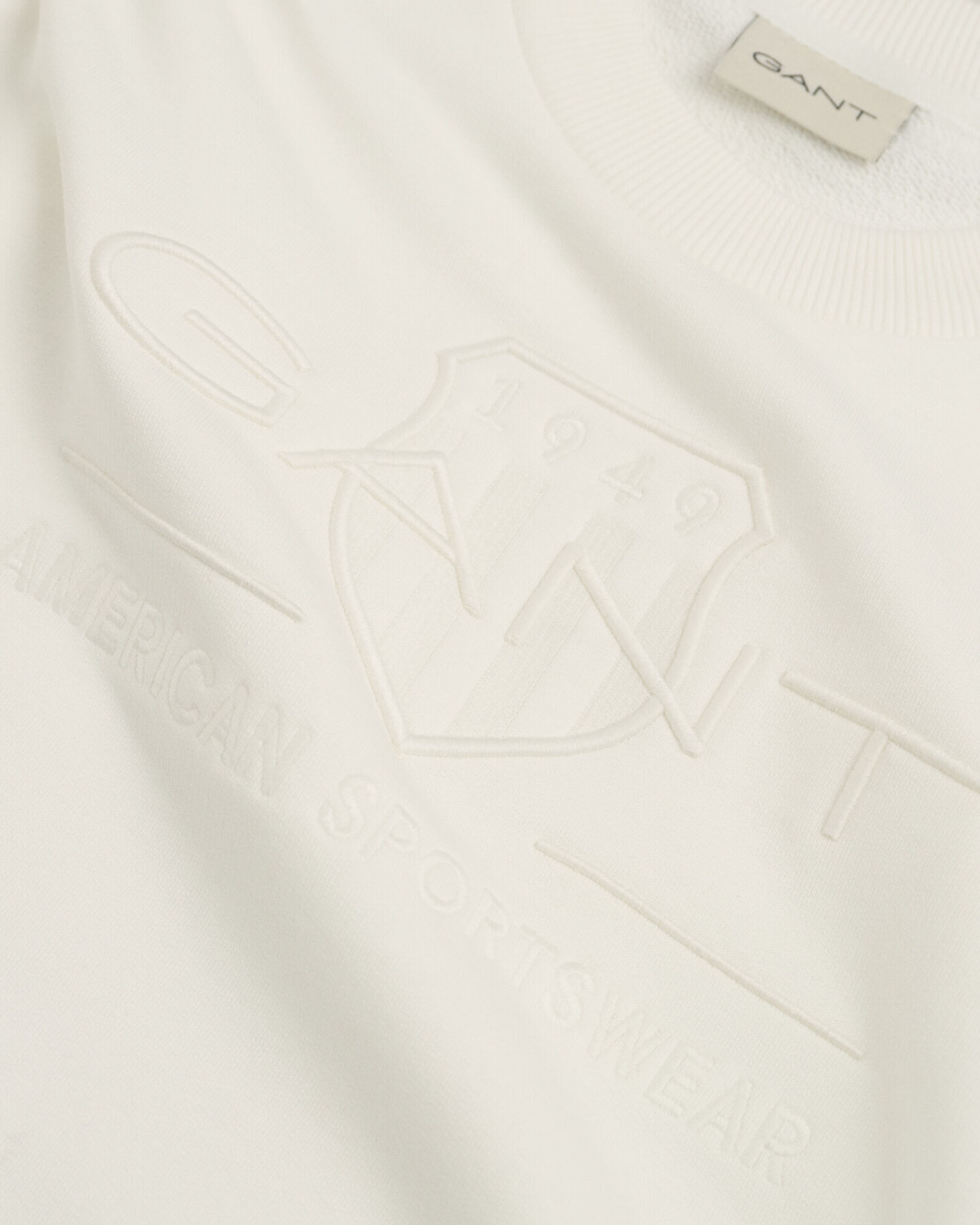 Sweatshirt com decote redondo Tonal Shield