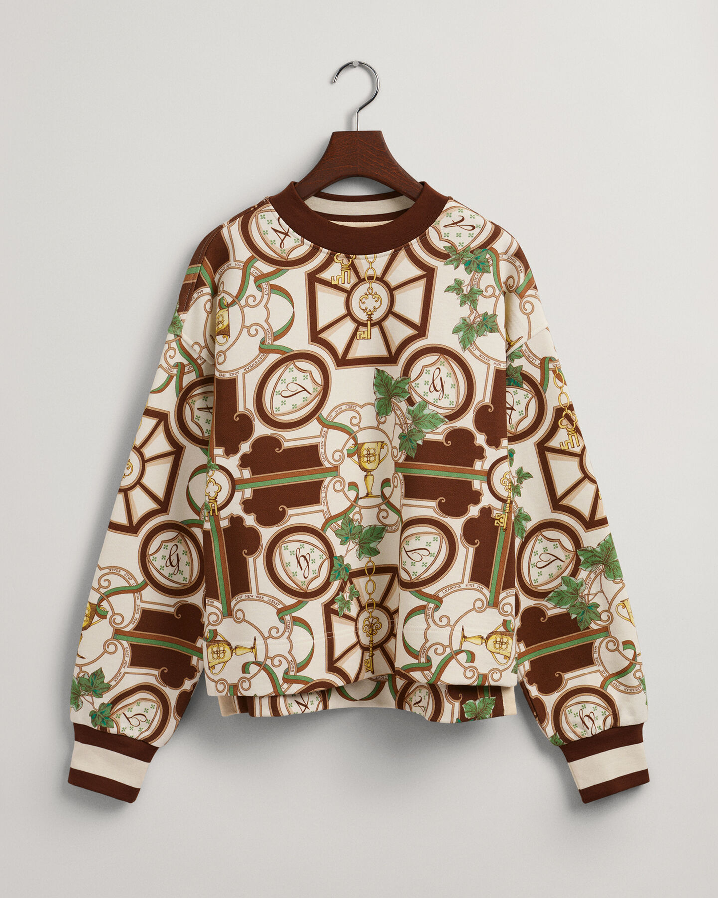 Pulover com decote redondo American Luxe