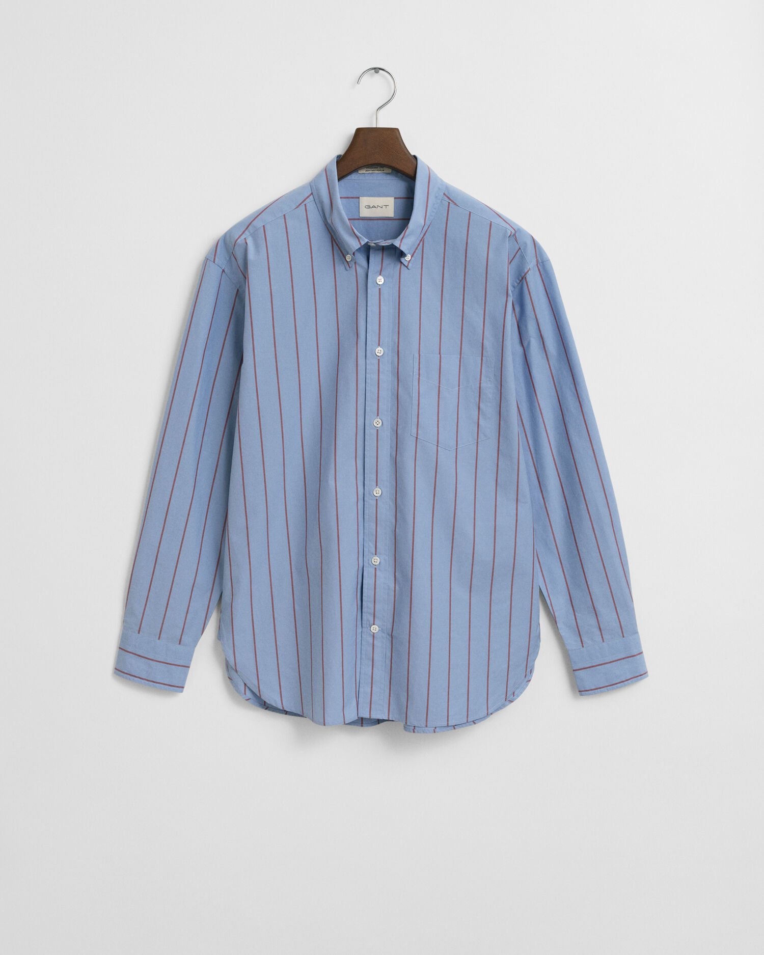 Camisa Heritage Poplin às riscas relaxed fit