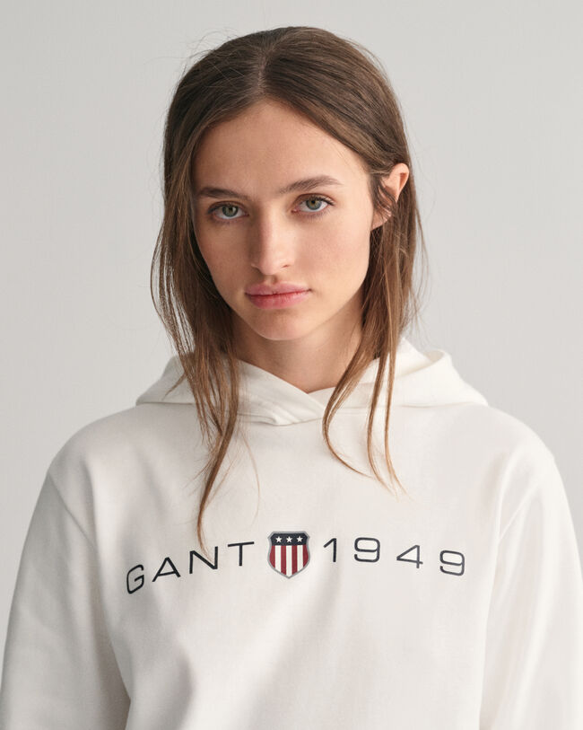 Sweatshirt com capuz e estampado Archive Shield