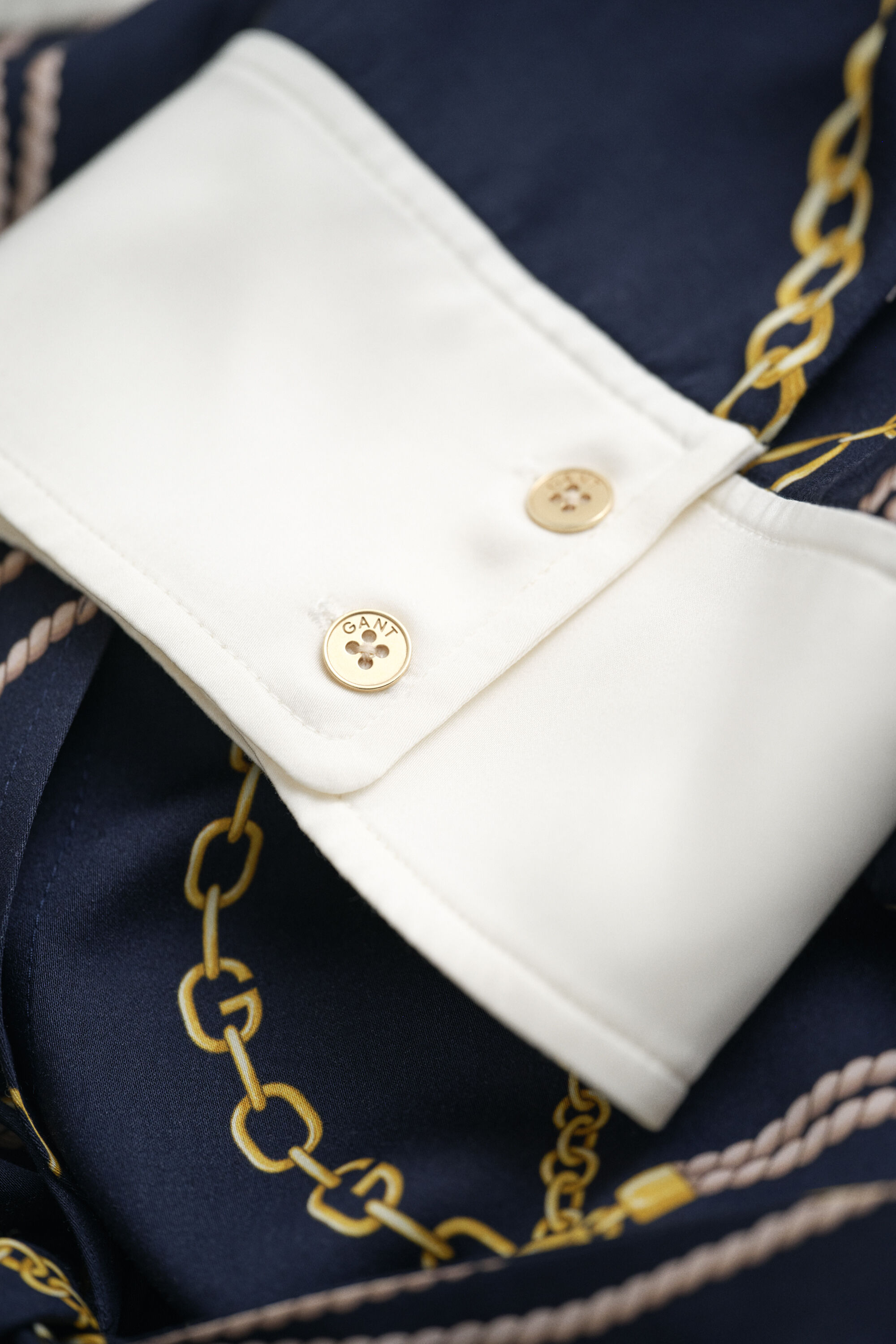 Vestido-camisa Contrast