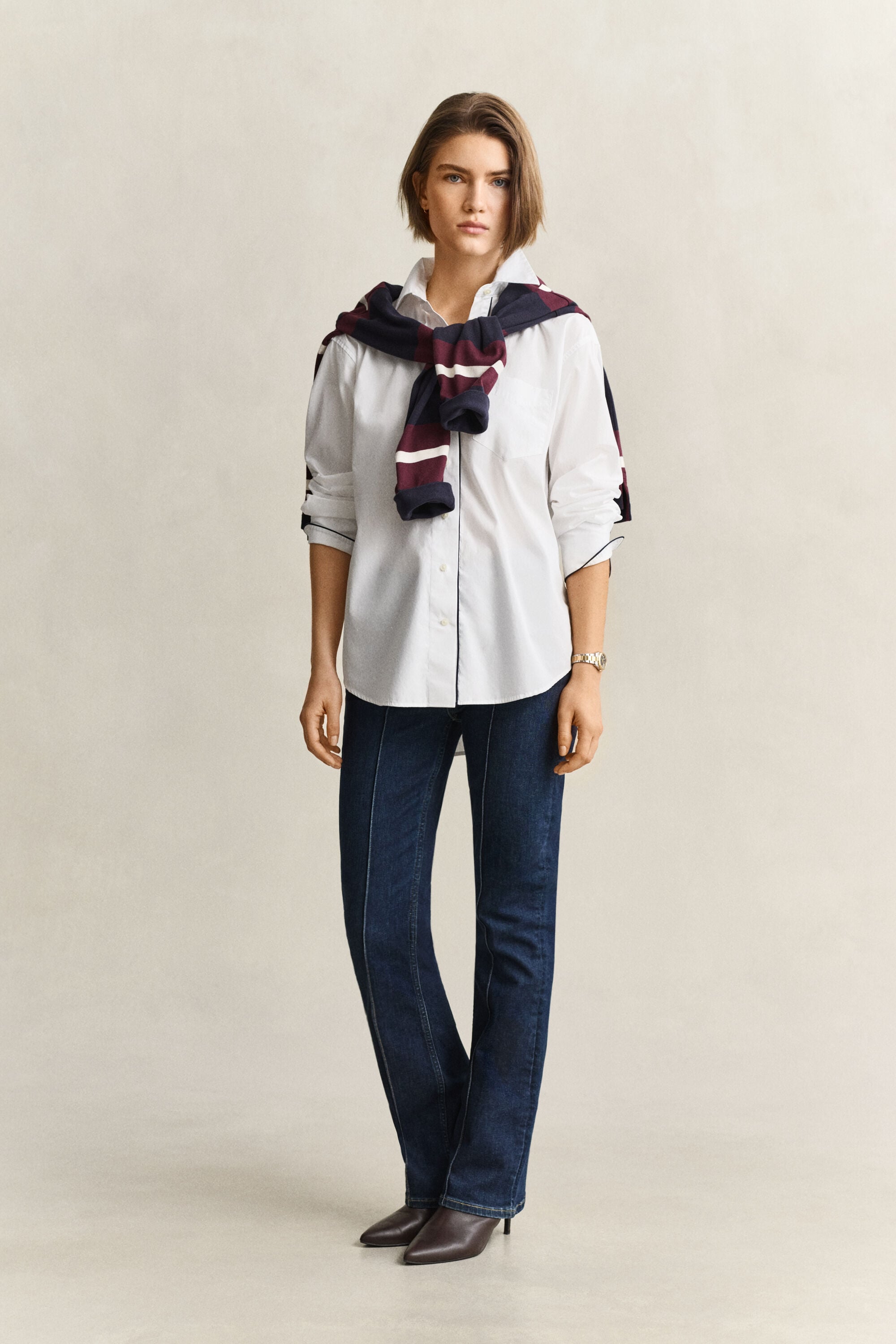 Camisa com detalhes com debrum