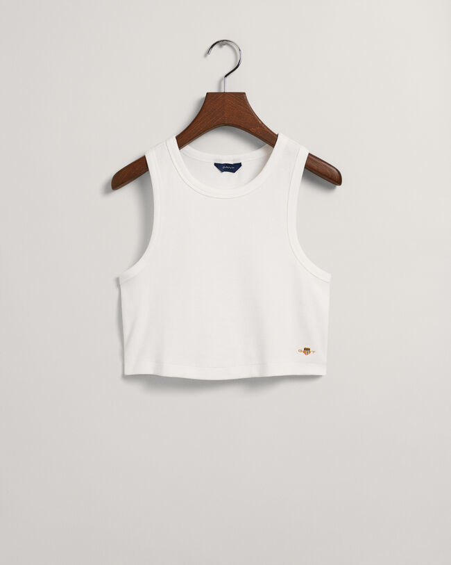 Top curto sem mangas Teen Girls