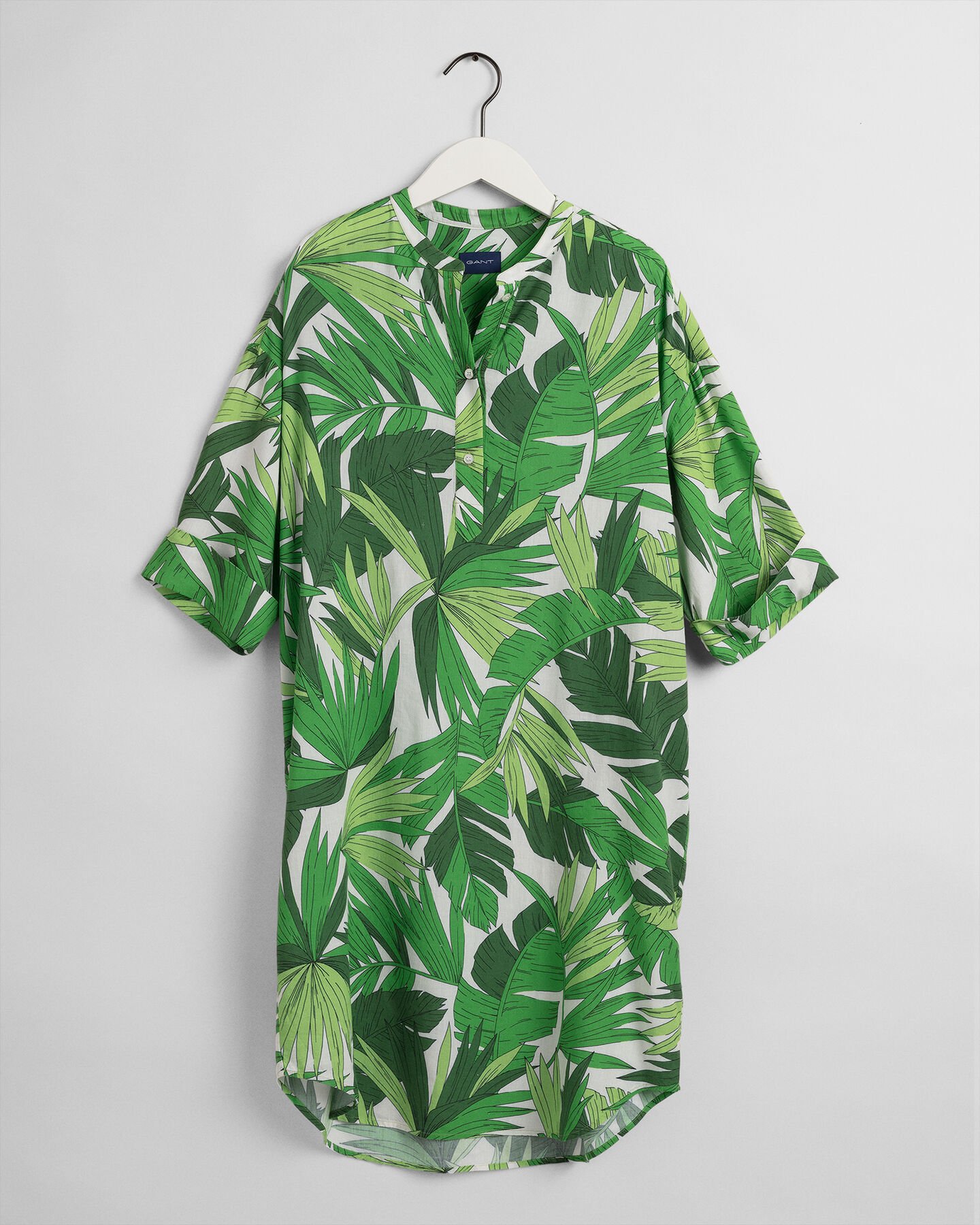 Túnica com estampado Palm Breeze