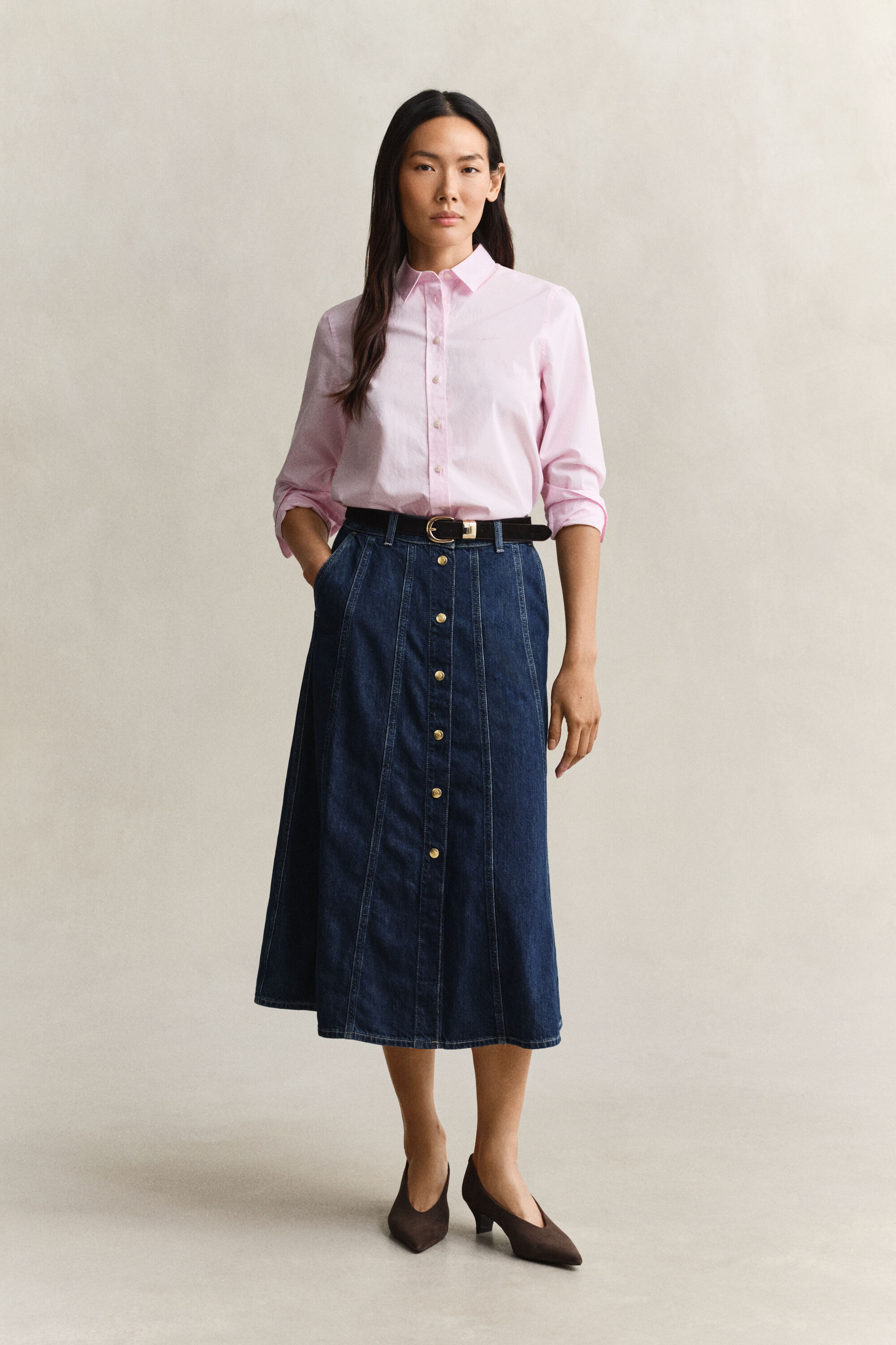 Camisa em popelina Classic regular fit