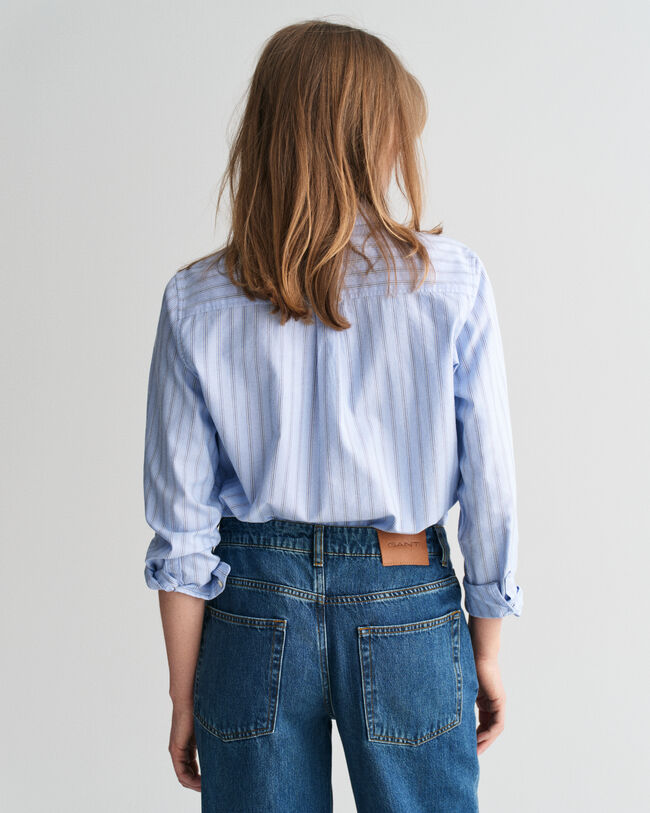 Camisa Oxford Archive às riscas regular fit