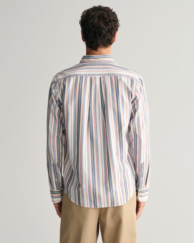 Camisa Oxford Archive às riscas regular fit 