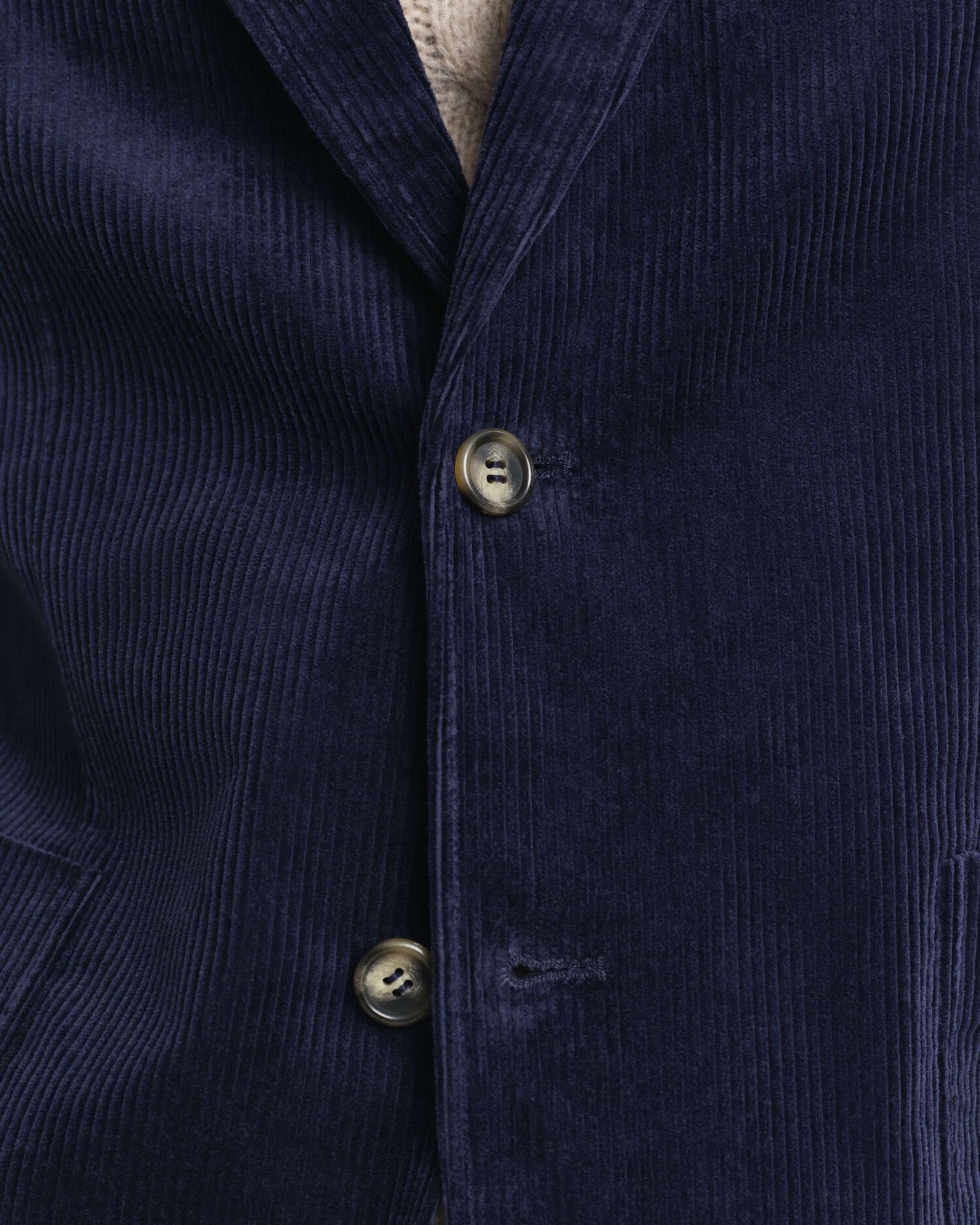 Blazer de bombazina regular fit