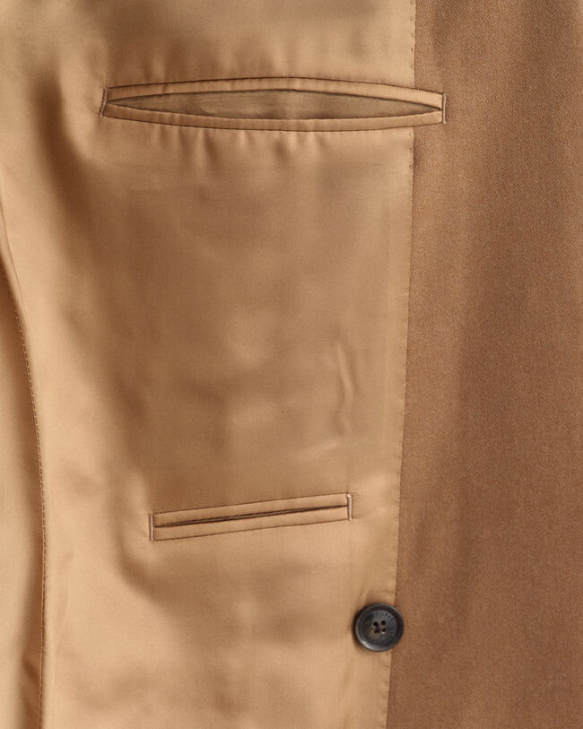 Blazer de fato em flanela oversized