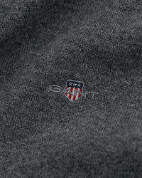 Casaco de malha com fecho em lã extrafina