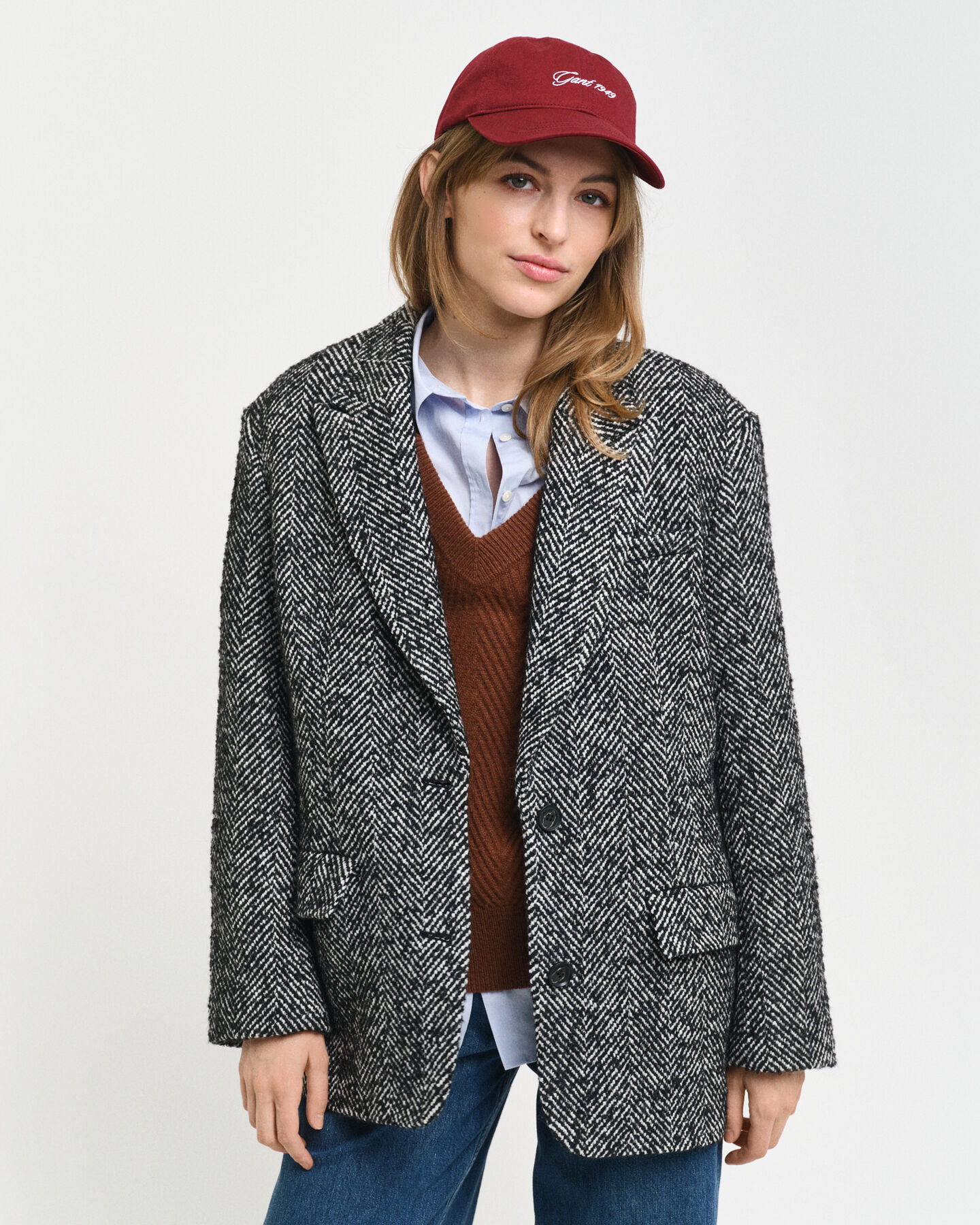 Blazer Herringbone relaxed fit