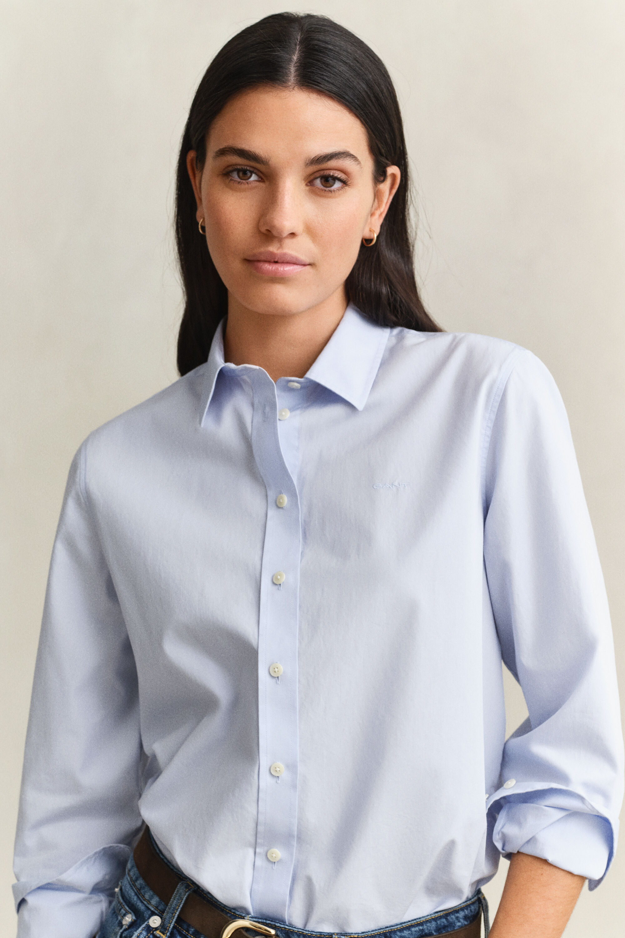 Camisa em popelina Classic regular fit