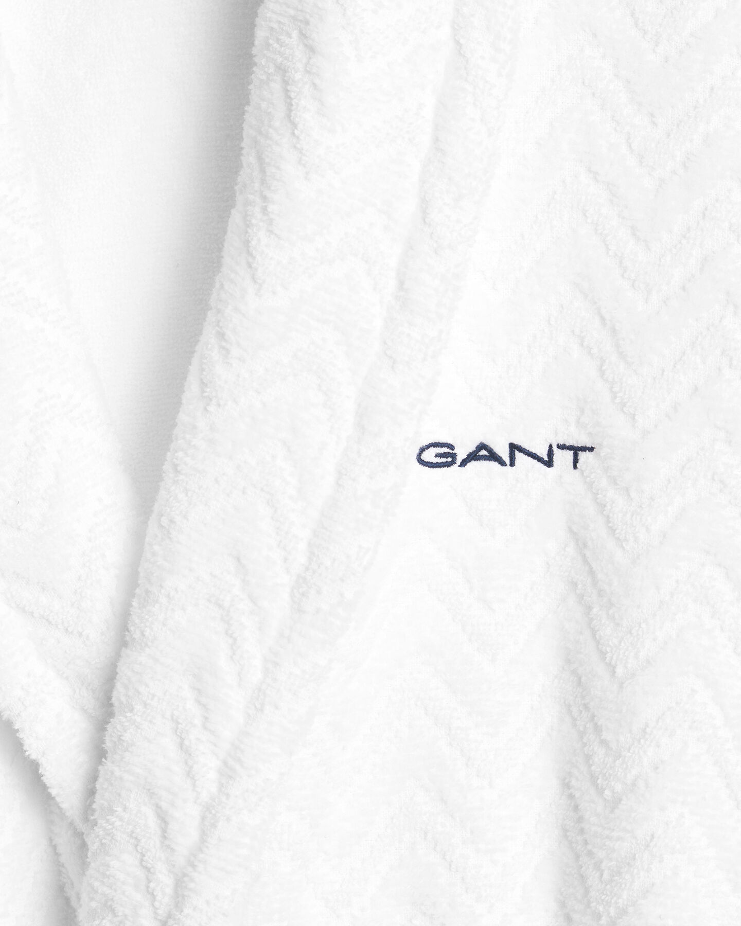 Roupão com padrão espinha de peixe Jacquard