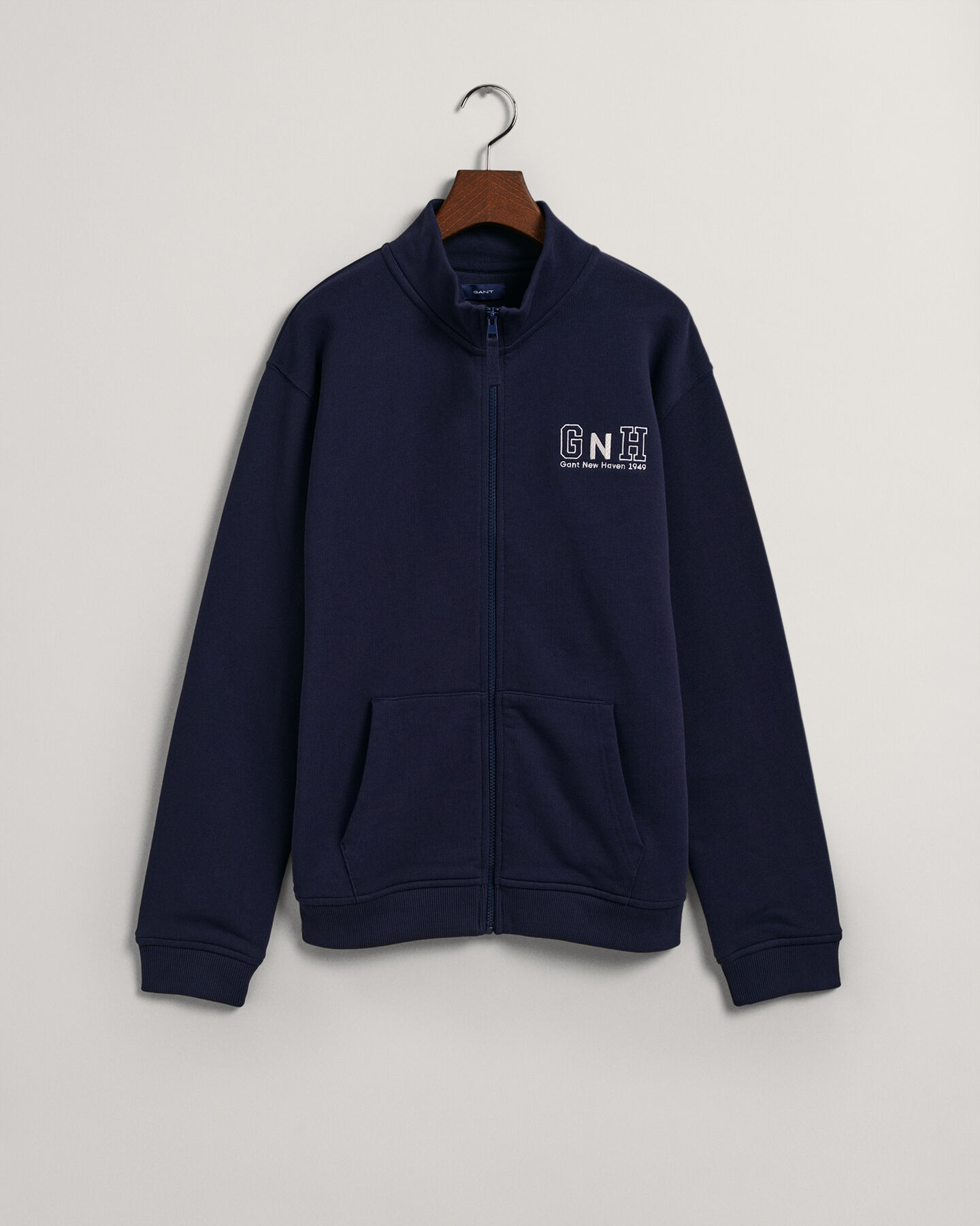 Sweatshirt com capuz e fecho de correr GANT New Haven Teens