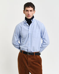Camisa Oxford Archive &agrave;s riscas regular fit