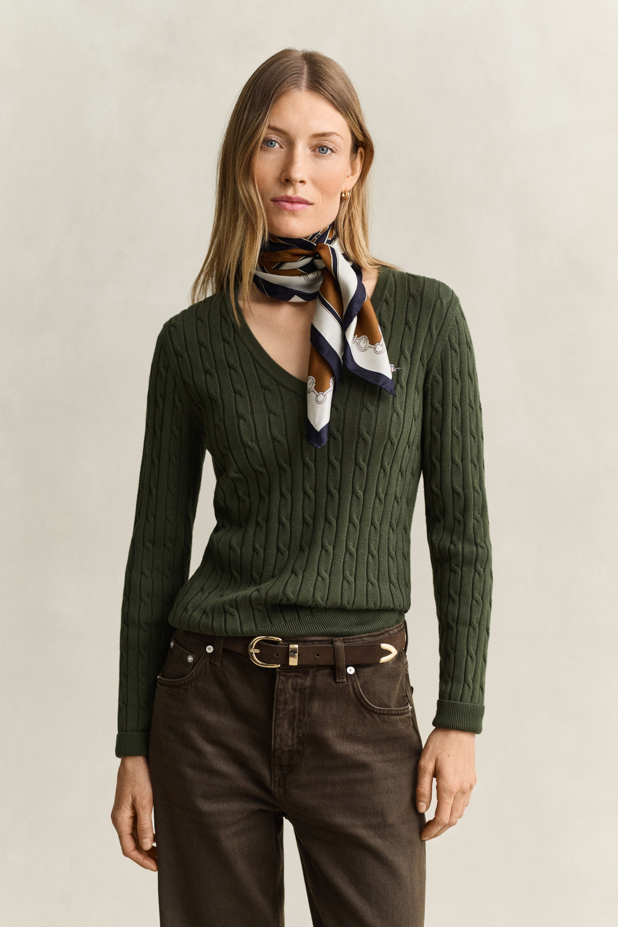 Camisola de malha entrançada Classic