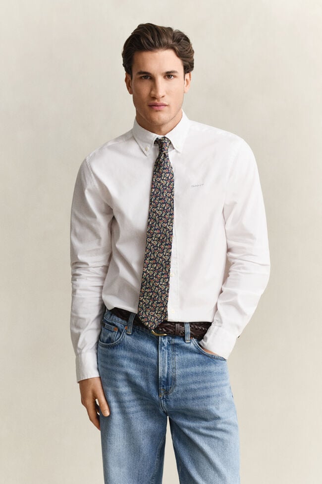 Camisa Oxford pinpoint