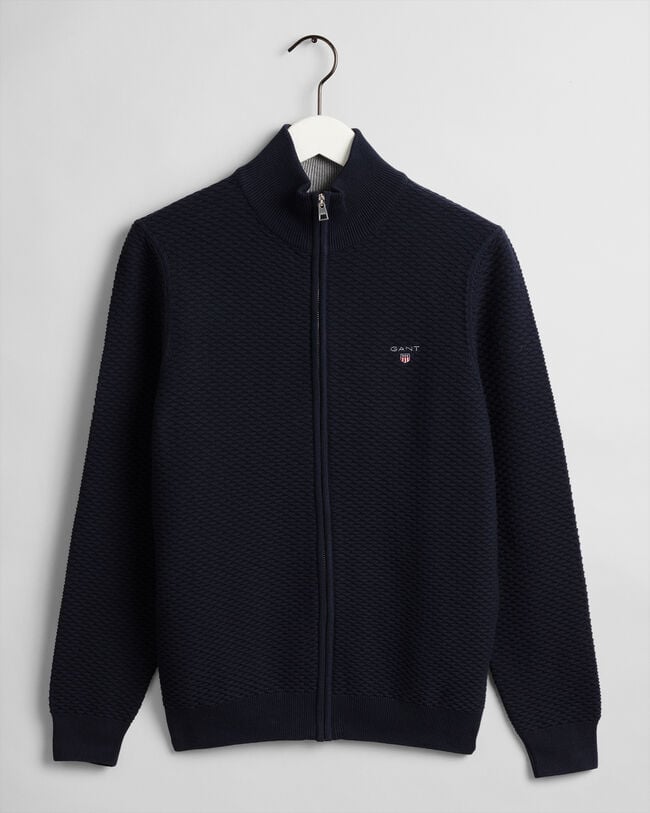 Casaco com fecho de correr Triangle Texture