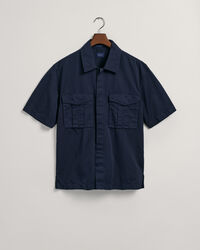 Camisa utilit&aacute;ria de manga curta relaxed fit