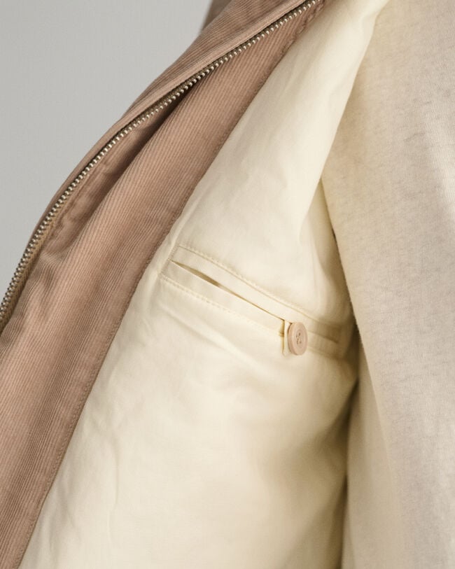 Blusão Windcheater em bombazina