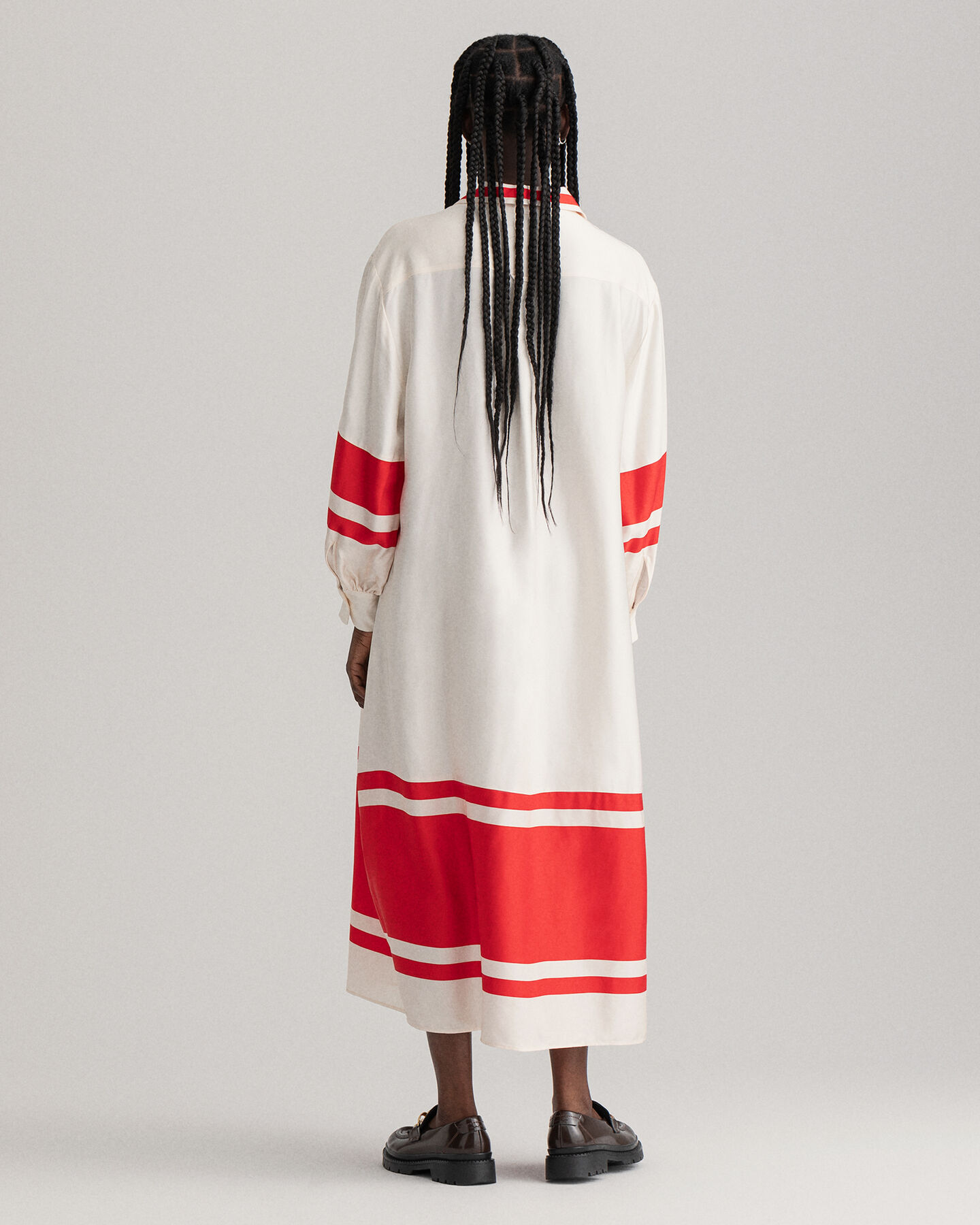 Vestido às riscas Detail