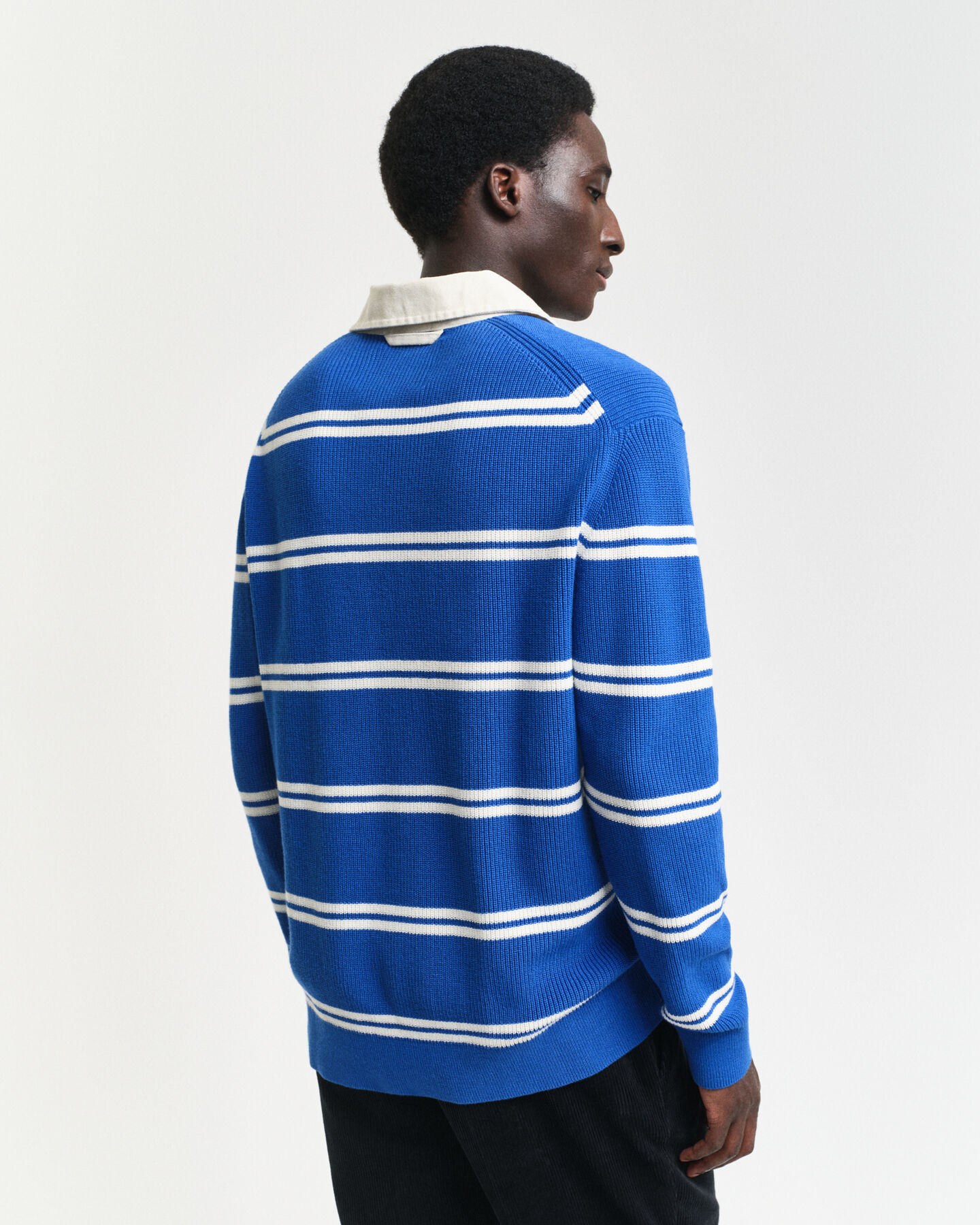 Rugger em algodão canelado