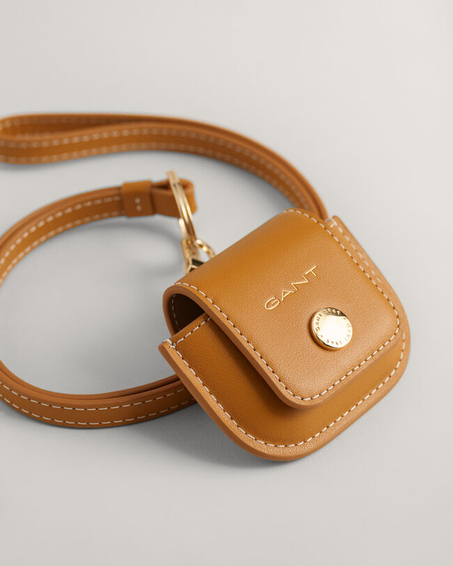 Bolsa de usar ao pescoço em pele