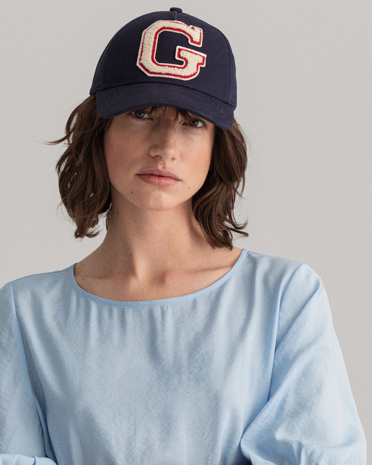 Vestido com mangas volumosas Flounce