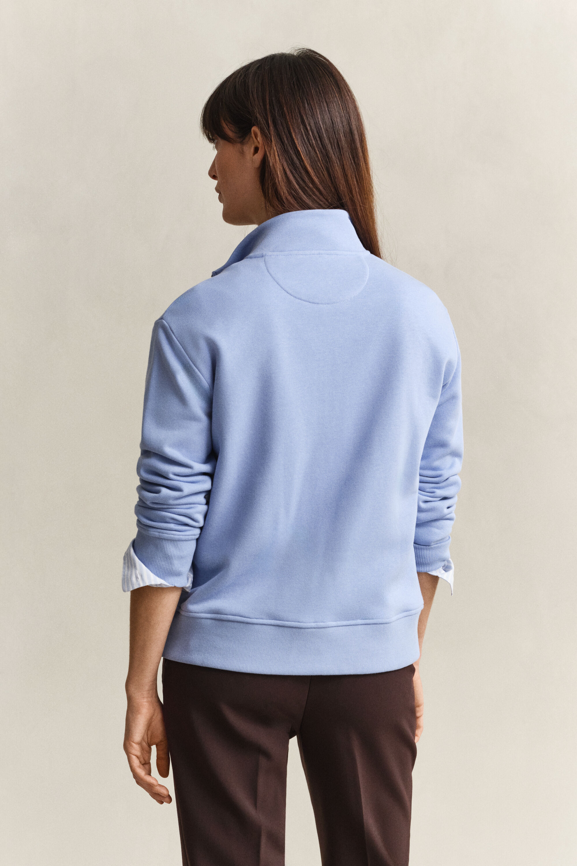 Sweatshirt com meio fecho de correr Shield