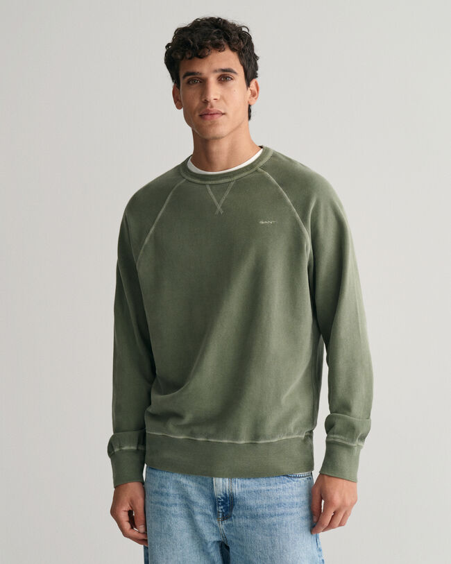 Sweatshirt com decote redondo Sunfaded