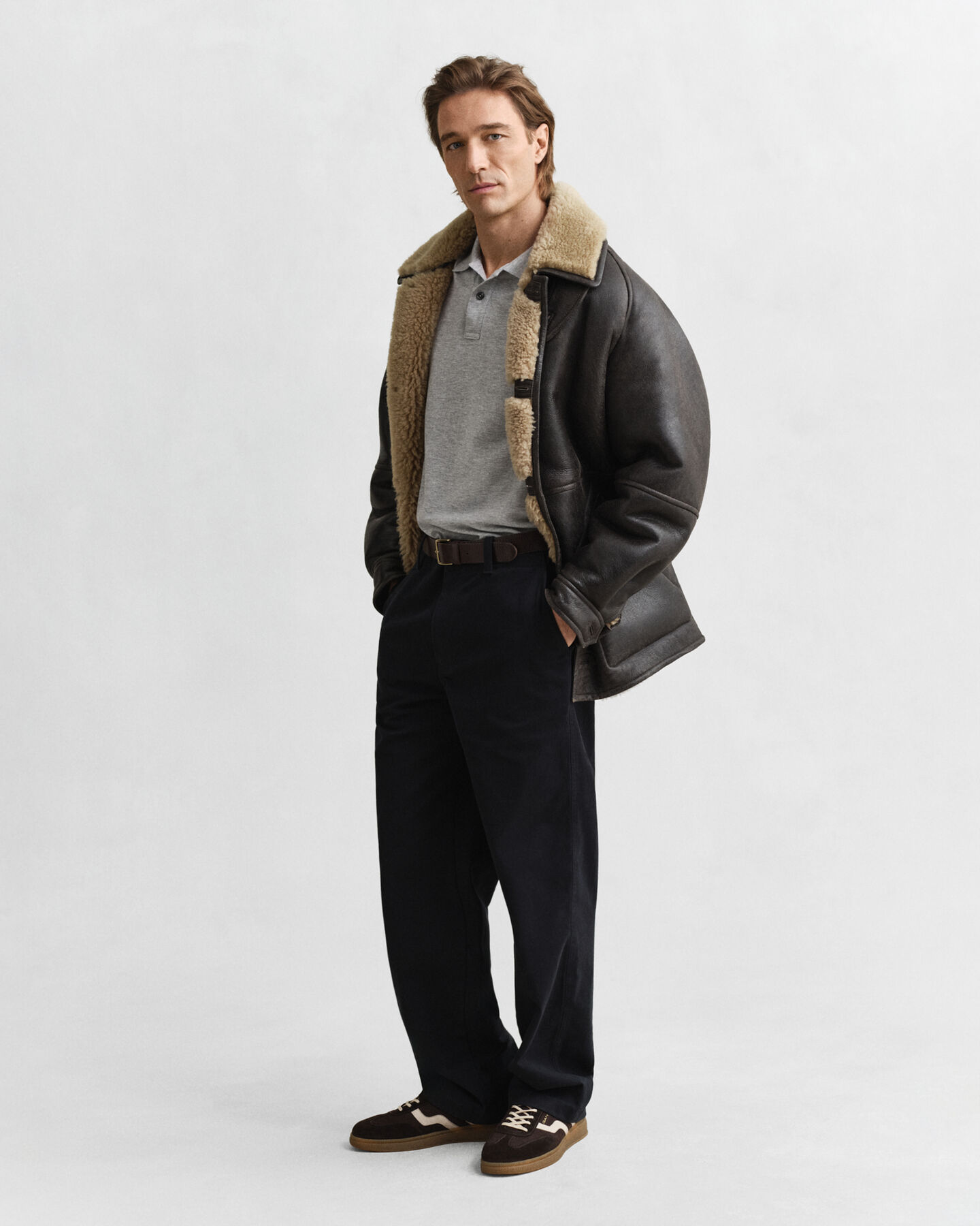 Polo em algodão piqué Shield regular fit