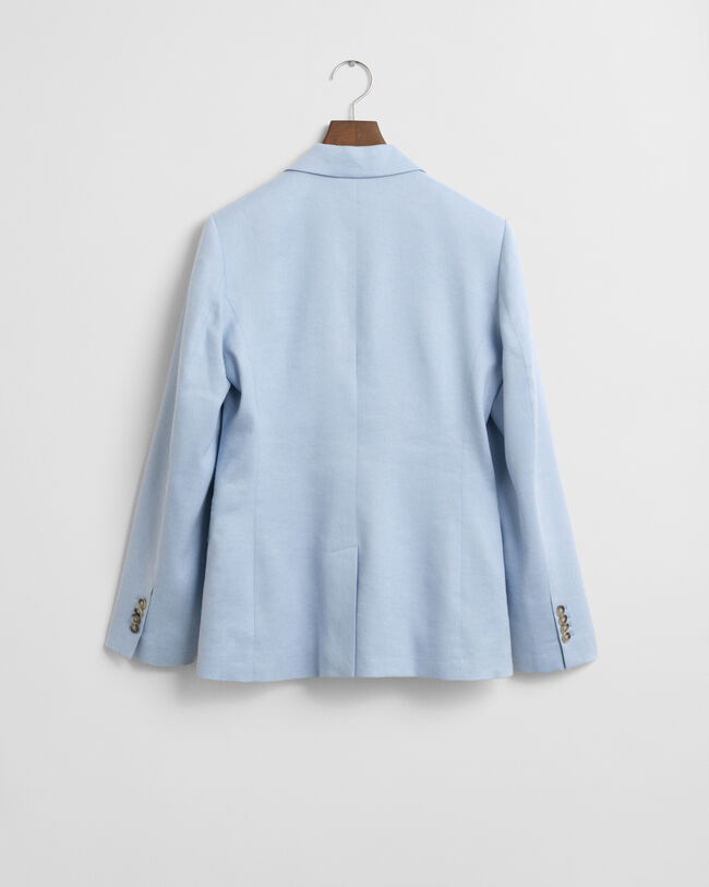 Blazer em linho com elastano slim fit