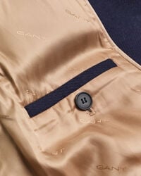 Gabardina em mistura de lã