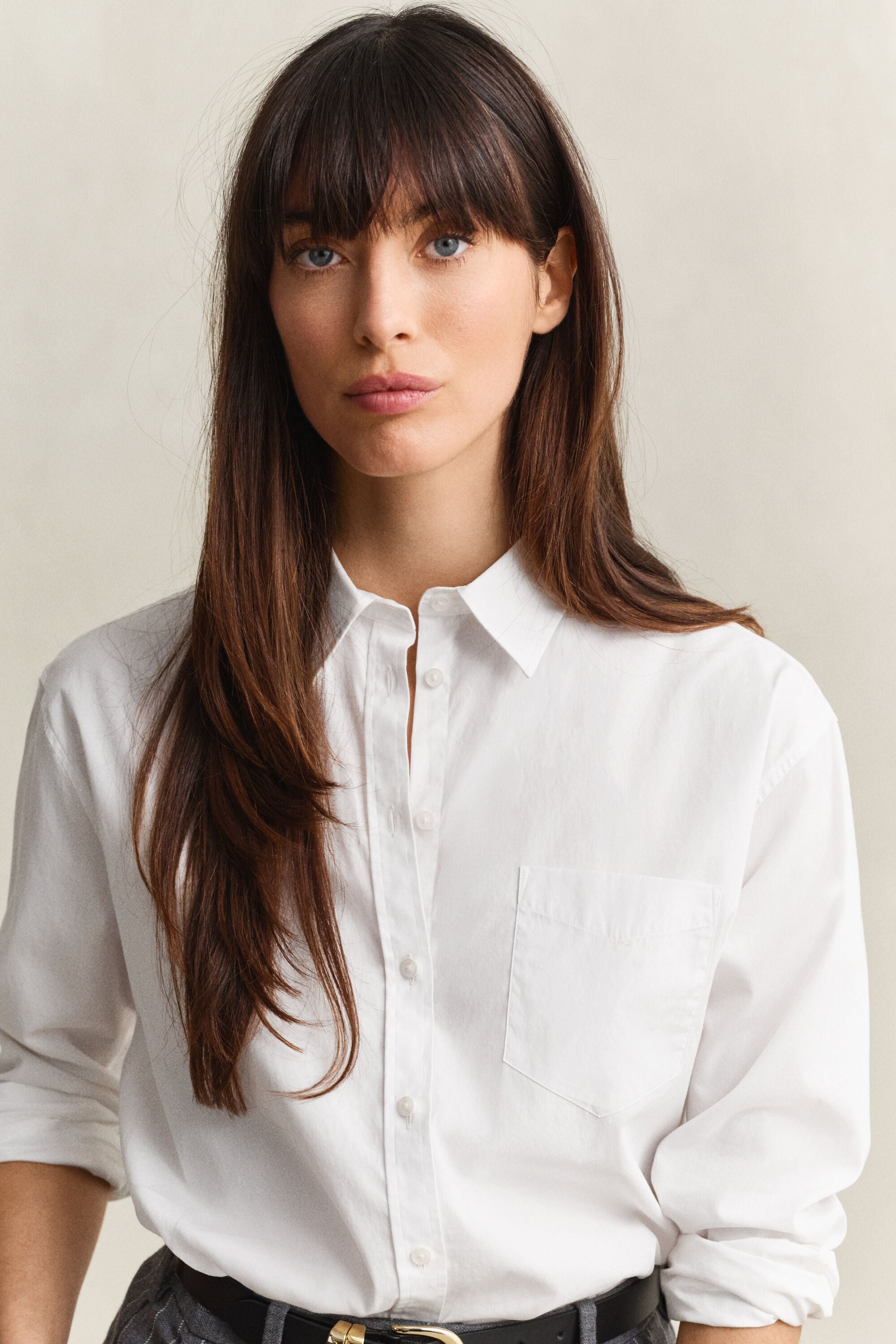 Camisa em popelina Classic relaxed fit